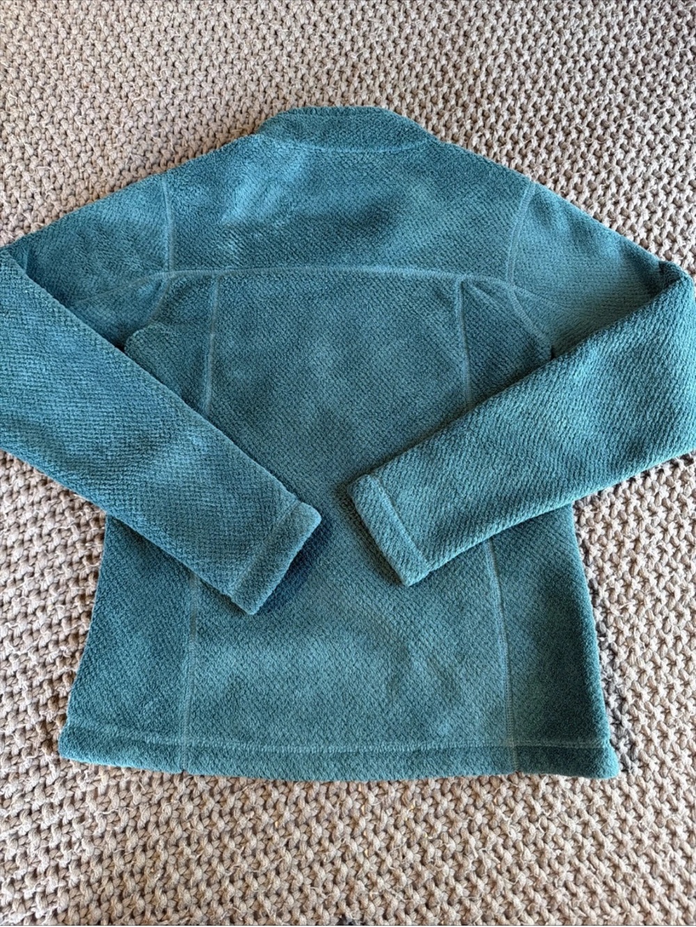 Patagonia Re-Tool Snap-T Teal Fleece Pullover Sweater Women Size S Warm Cozy - Picture 11 of 11
